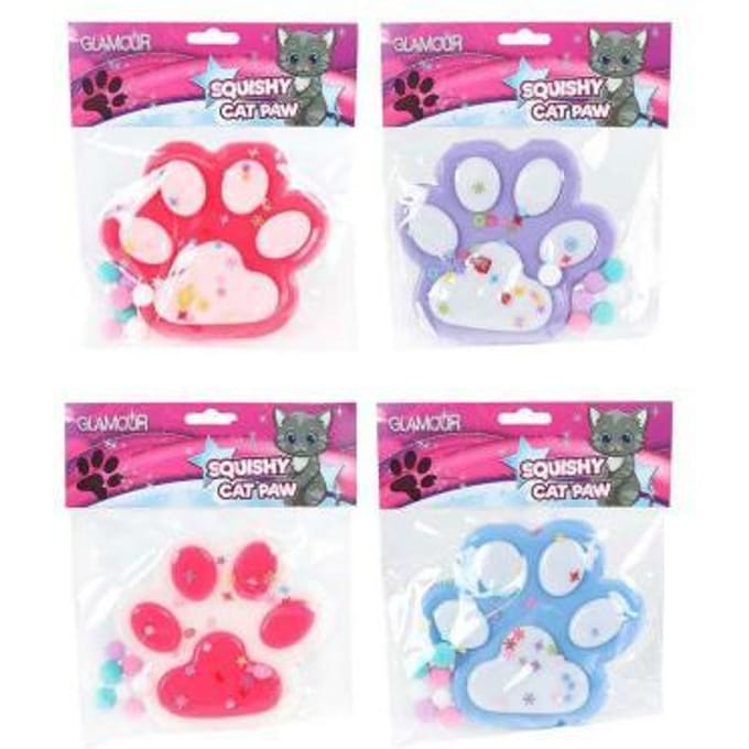 Squishy Mega Kattenpoot 12.5cm 4asst Poppetjes en figuren