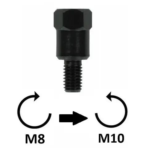 Motorspiegel adapter BCR M10x1,25 SX/M8x1,25 DX