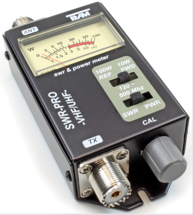 Team SWR-PRO VHF-UHF staande golf watt meter