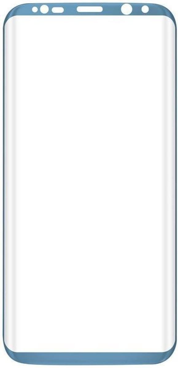 3D Full Cover 9H Screen Protector for Galaxy S8 _ Blue