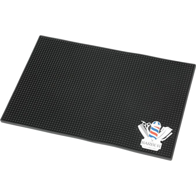Hairdressing Countertop Anti skid Silicone Mat Dressing Table Tool Pad for Salon Use black