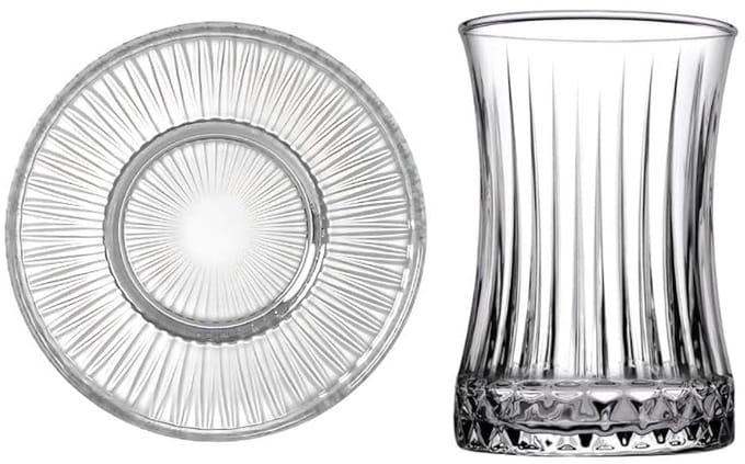 Theeglazen set Crystal Look 12-delig 155 ml