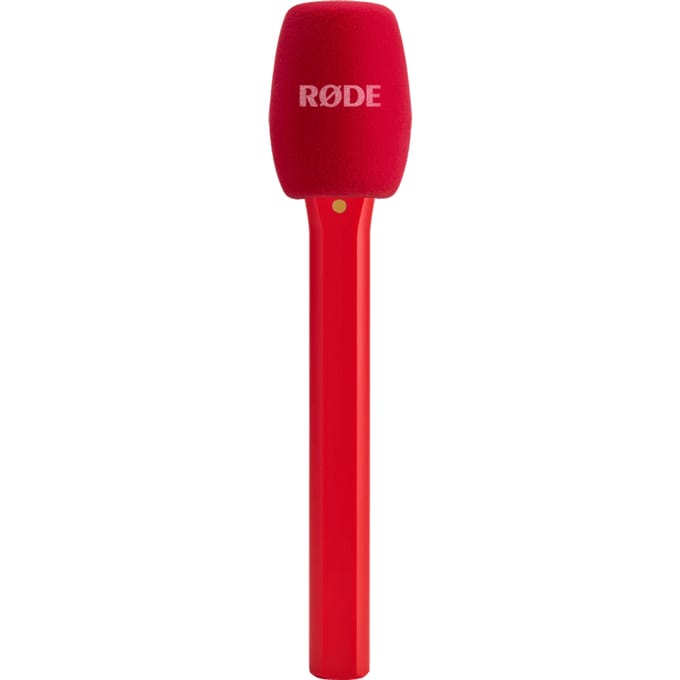RØDE Interview Micro Handadapter – Rood – Voor RØDE Wireless Micro – Inclusief Foam Windscherm