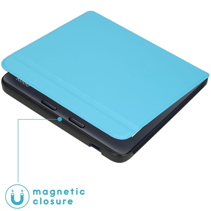 imoshion Slim Hard Case Bookcase voor de Kobo Libra 2 / Tolino Vision 6 - Lichtblauw