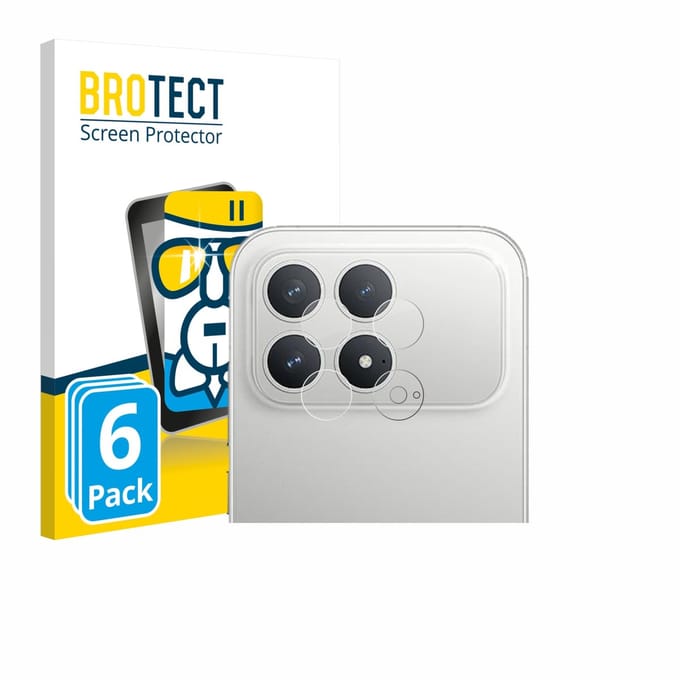 Screenprotector 6 Stuks voor Xiaomi Poco F8 Pro (ALLEEN Camera Lens) Beschermglas transparant