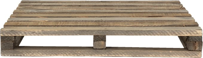 Clayre & Eef Plantentafeltje 40x32x5 cm Bruin Hout