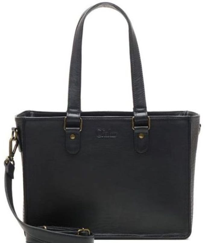 Chabo Bags - Costa Square - Leer - Zwart