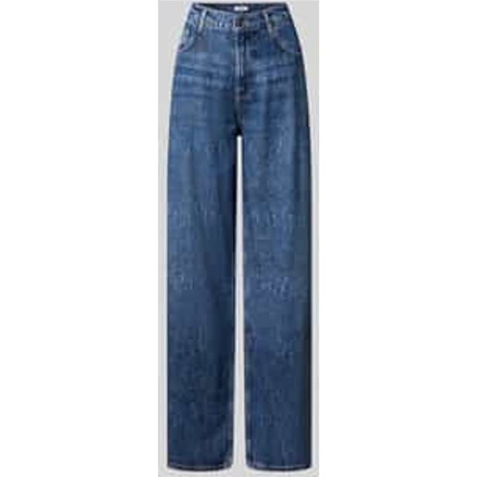 straight fit jeans van puur lyocell