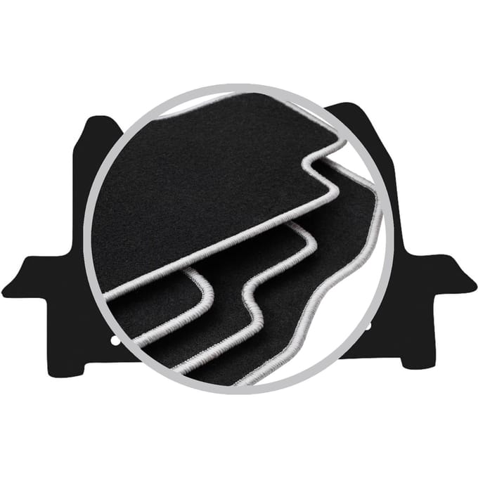 CARLUX-SILVER automatten voor: Ford Transit bestelwagen (2019-)
