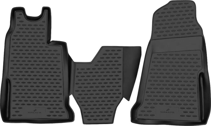Walser Rubberen Voetmatten XTR geschikt voor Ford Transit (FA) 04/2006-12/2014