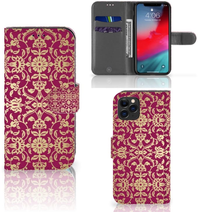 Wallet Case Apple iPhone 11 Pro Barok Pink