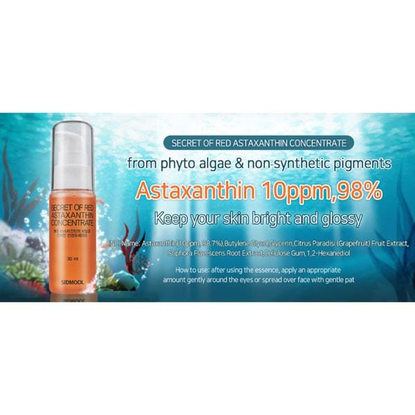 SIDMOOL Geheim van Rode Astaxanthine Concentraat 30ml 2 PCS