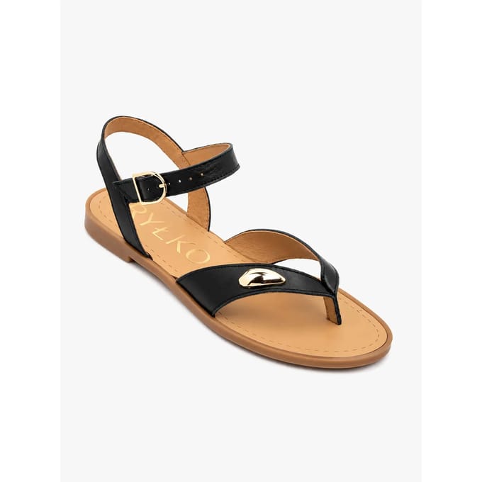 Echte leren sandalen dames Ryłko
