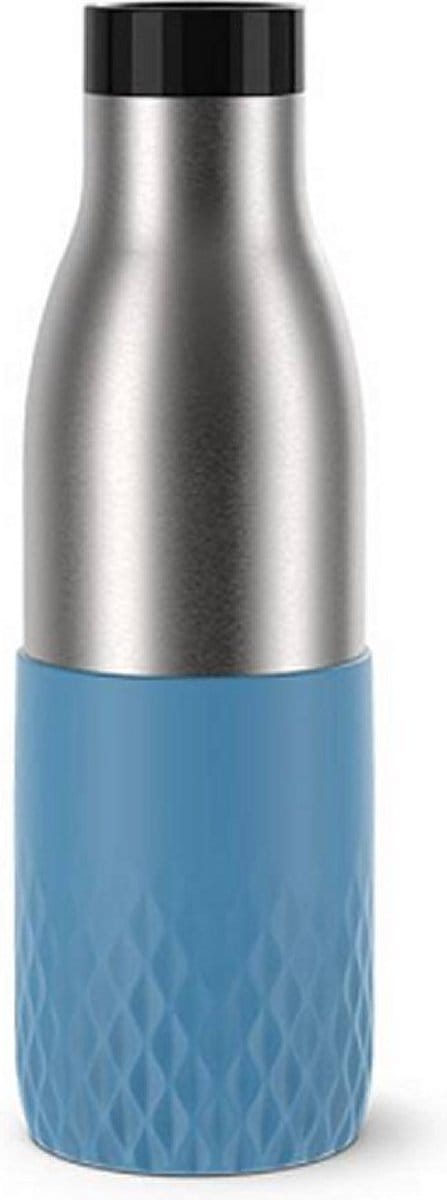 Emsa N3110700 Bludrop Sleeve Isoleerdrinkfles 0.5L Blauw