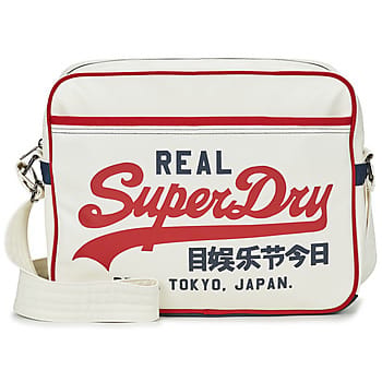Superdry Retro Alumni Crossbody Schoudertas off white