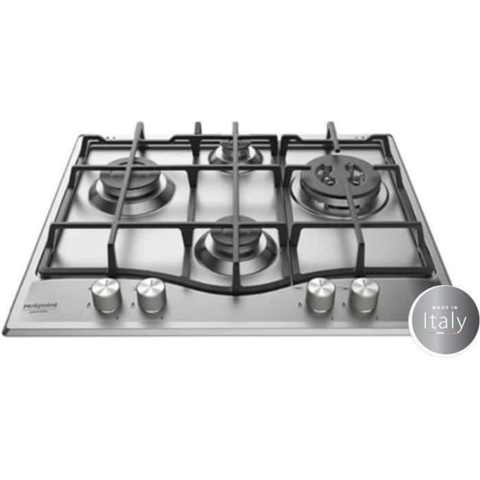 Hotpoint PCN 641 T/IX/HA kookplaat Roestvrijstaal Ingebouwd Gaskookplaat