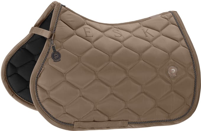 Eskadron Zadeldek Eskadron Platinum Highgloss Pearls Veelzijdigheid Lichtbruin