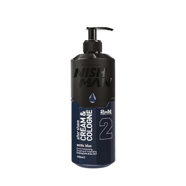 Nishman After Shave Crème Eau de Cologne 02 Arctic Blue Crème Na het Scheren 400ml