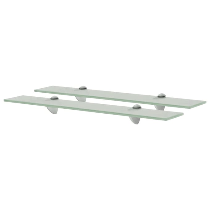 vidaXL - Schappen - zwevend - 2 - st - 60x20 - cm - 8 - mm - glas