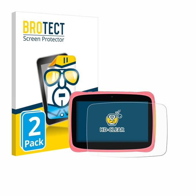 BROTECT - Screenprotector voor Blackview Tab 3 Kids - Folie Beschermfolie transparant 2 Stuks