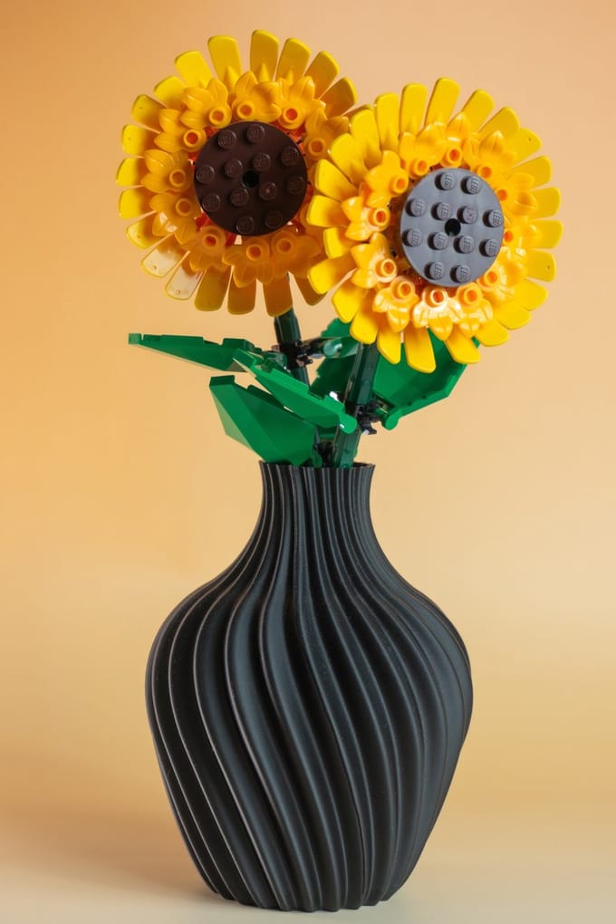 Mini vaas - Zwart - geschikt voor botanical bloemen sets - Maerc Design