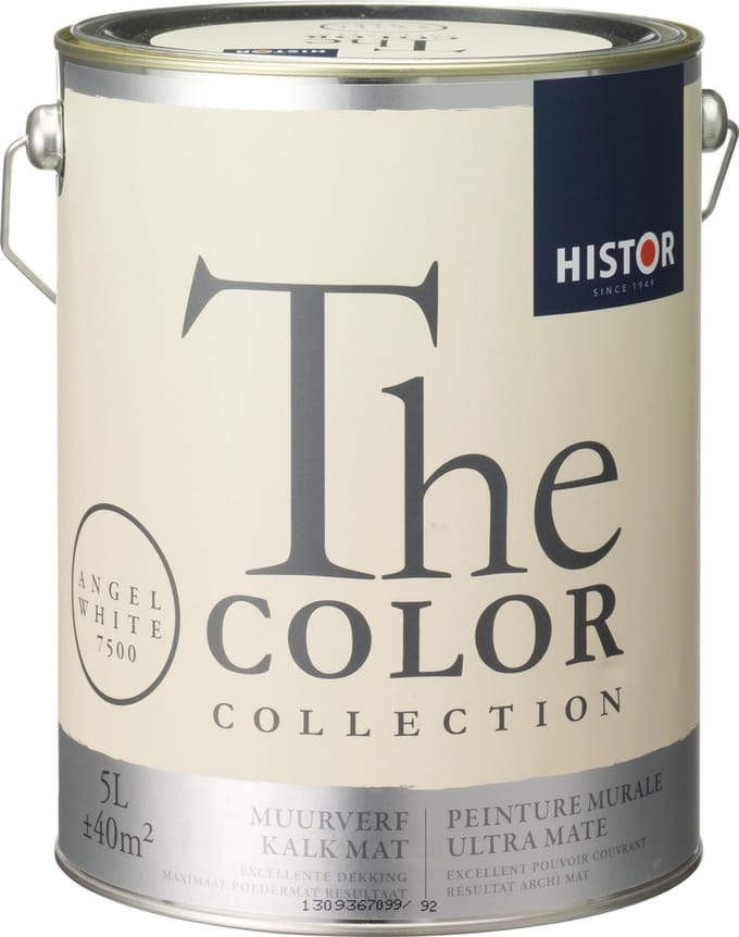 Histor The Color Collection Muurverf - 5 Liter - Angel White