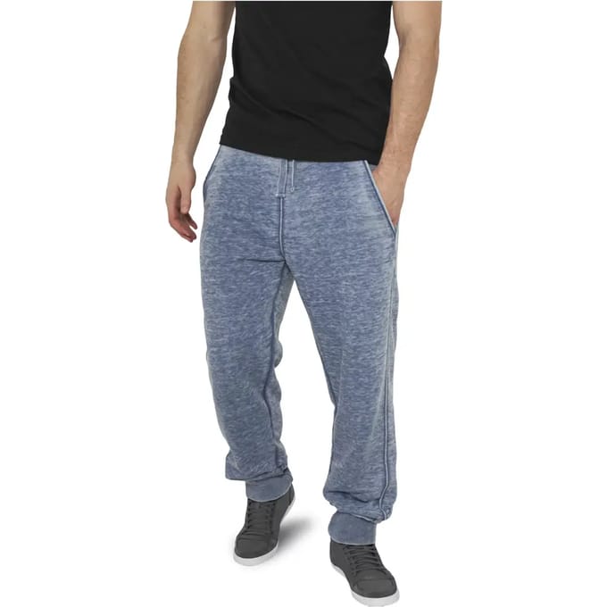 Urban Classics - Burnout Heren joggingbroek - S - Blauw