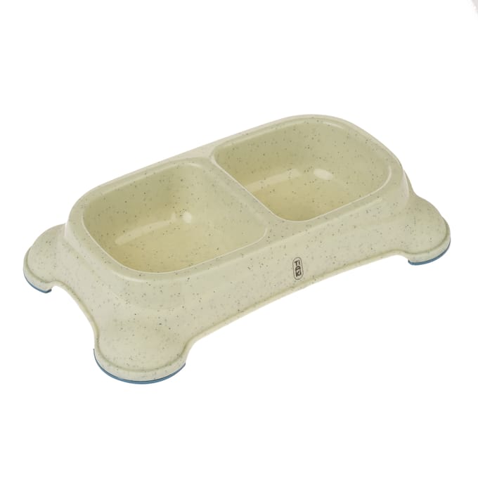 TIAKI dubbele voerbak 2x 400ml voor honden