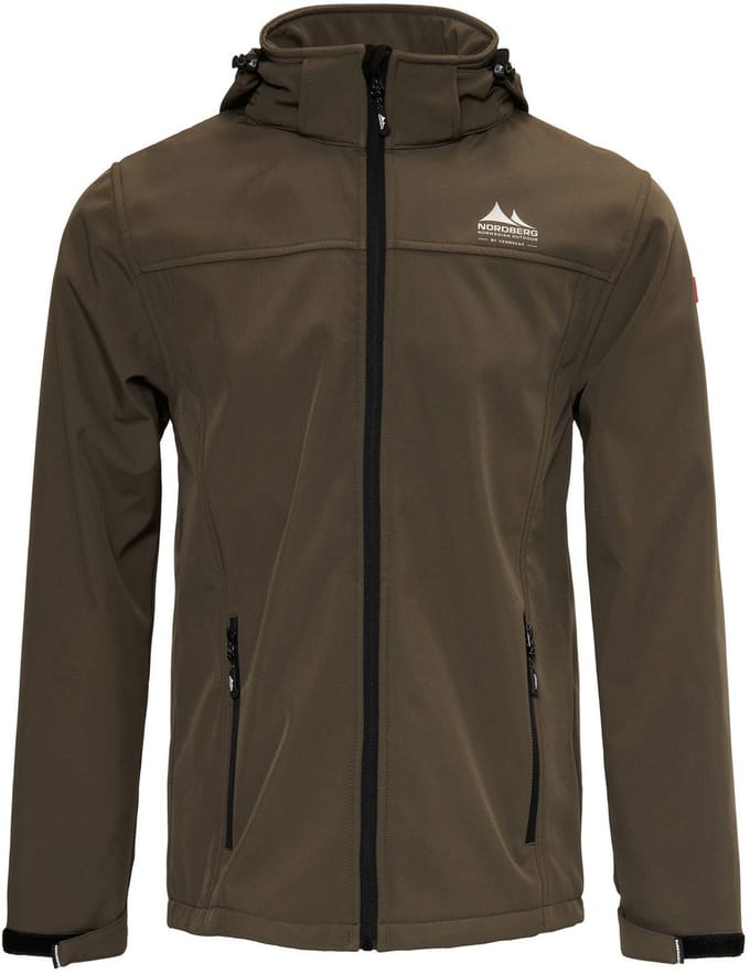Nordberg Eldgrim - Softshell Outdoor Zomerjas Heren - Army - Maat 3XL