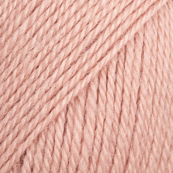 DROPS Flora Uni Colour - 30 woestijnroos - Wol Garen