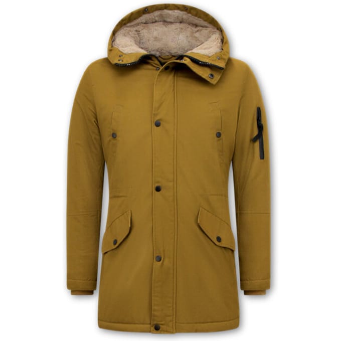 Winterparka Heren met Capuchon - 7105 - Geel
