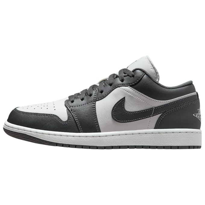 Baskets pour homme Air Jordan 1 Low Gris Blanc 553558-044 47.5 gray