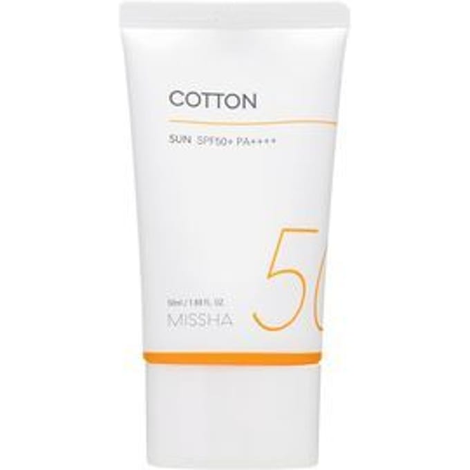 MISSHA All Around Safe Block Cotton Sun SPF50+ 50ml AUTHENTIC STORE white