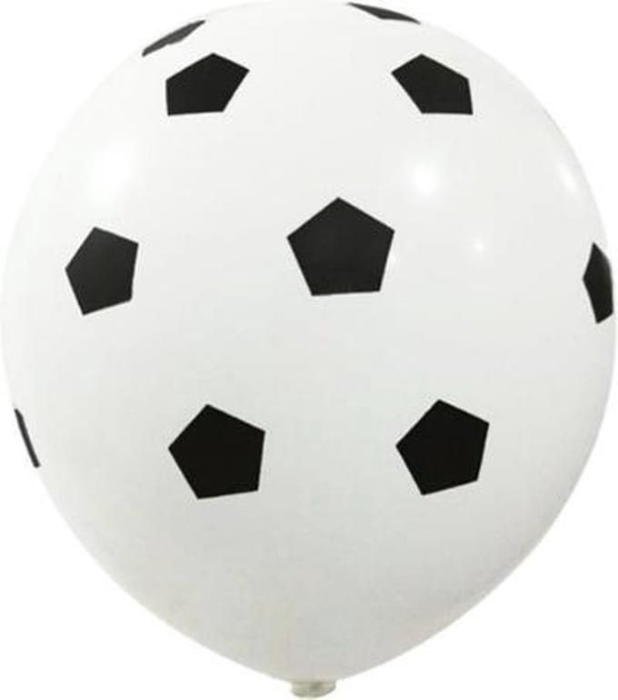 VOETBAL BALLONNEN 96 STUKS