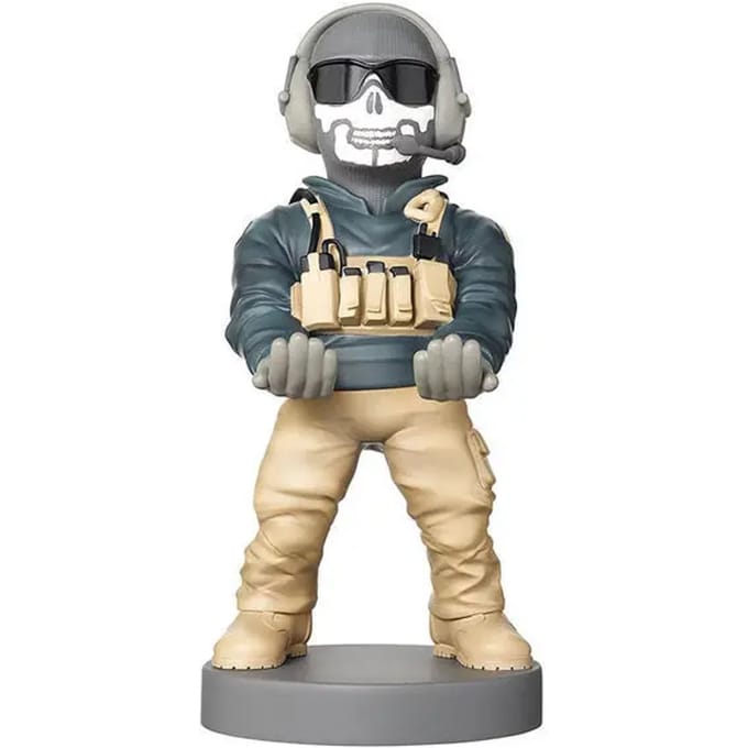 Call of Duty - Simon “Ghost” Riley - figurine standaard voor telefoon | controller | oplaadcase (Cable Guys Original)