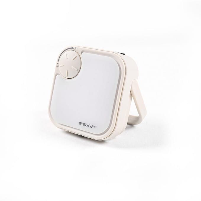 ESLNF Solar-kampeerlamp LED-campinglantaarn Noodlamp Draagbare powerbank met traploos wit
