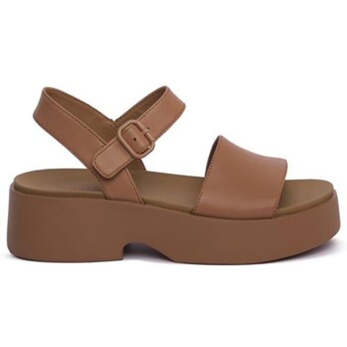 Sandalen met sleehak Camper 009 ULTRASOFT NERO