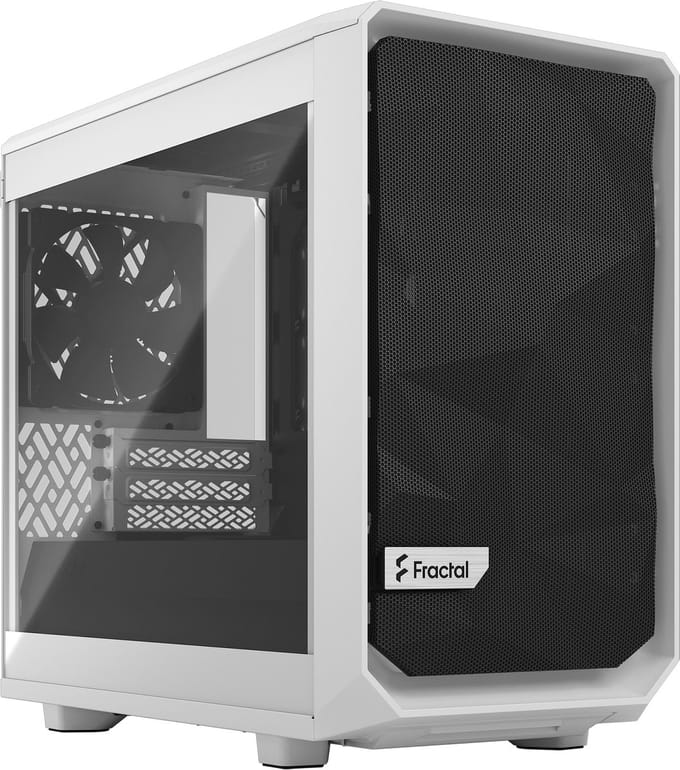 Fractal Design Meshify 2 Nano - Mini-ITX-toren - Case - Miditower - Wit