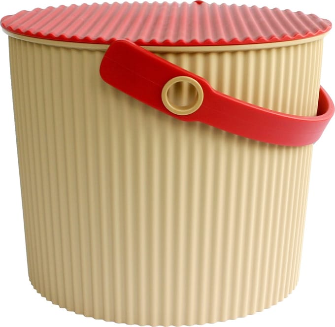Hachiman Omnioutil Opbergemmer - S - Beige/Rood