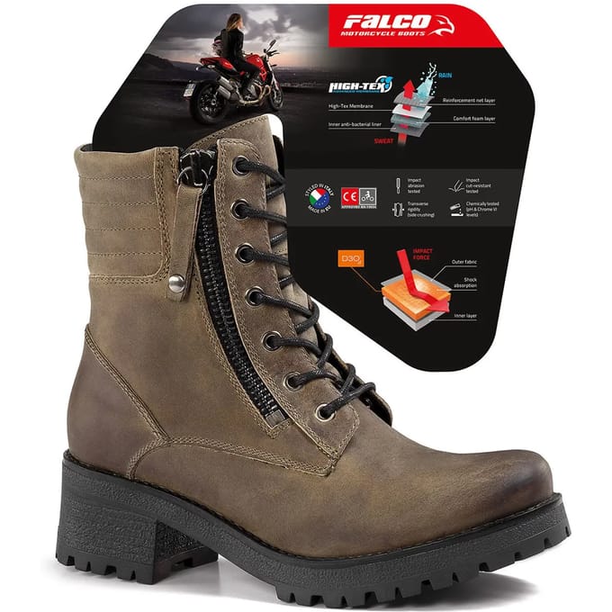 Accessoire motorlaarzen dames Falco WP