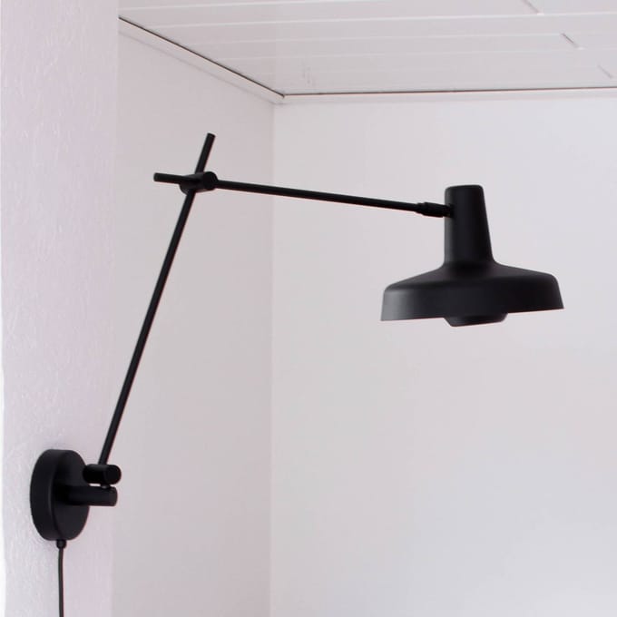 GRUPA Arigato wand 1-lamp 70cm Ø23cm zwart