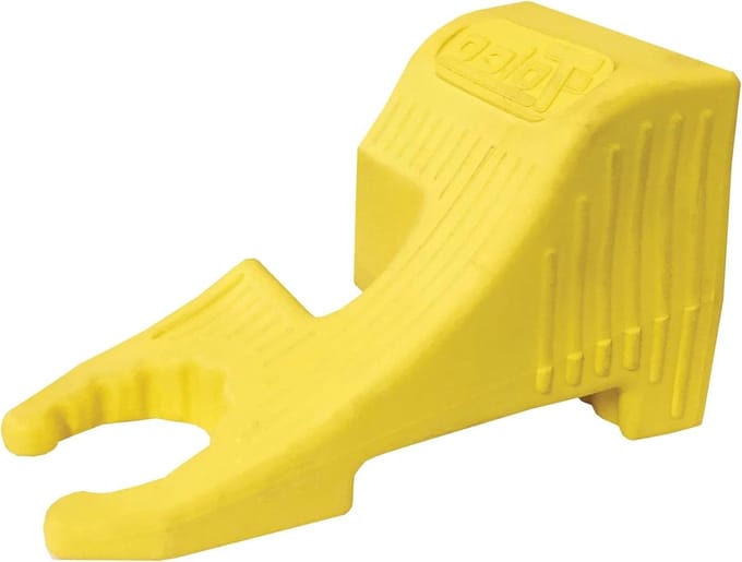 Deurstop Set - Vloerstopper - Deuren Dempen - Vloermontage - 6 Stuks - Geel