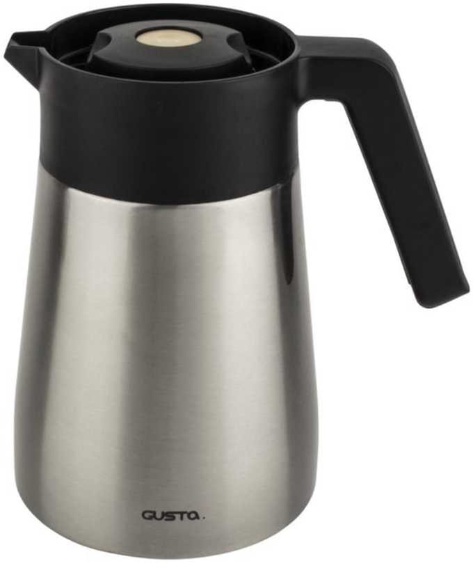 Gusta Thermoskan - 1 liter - Thermosfles - Grijs