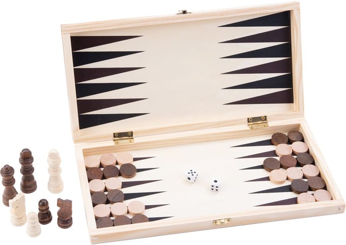 Schaak / Backgammon Set