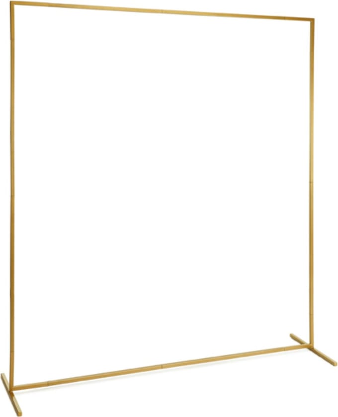 PartyDeco - Backdrop frame vierkant – 2 meter (alleen afhalen)