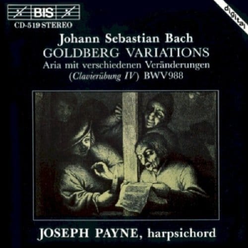 Joseph Payne - J.S. Bach: Goldberg Variations, Bwv 98 (CD)