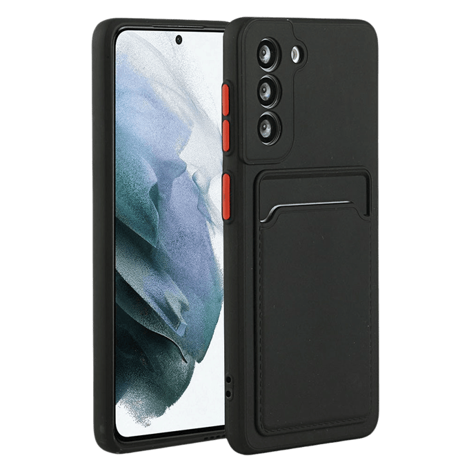 CaseBody Samsung Galaxy S23 Telefoonhoesje met Kaarthouder Zwart