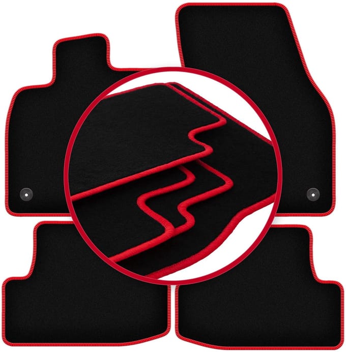 CARLUX-RED automatten voor: Audi Q2 crossover (2016-)