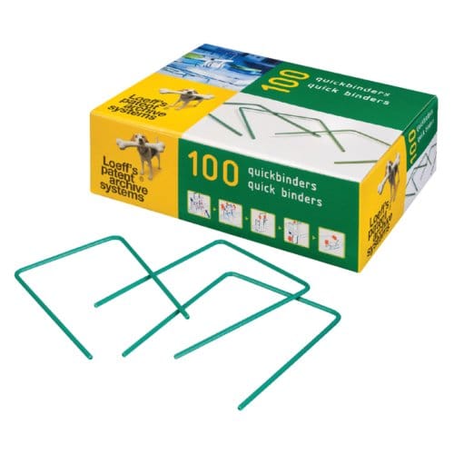 Bundelbeugel Loeff's 1215 Quickbinder 100mm groen 100 stuks
