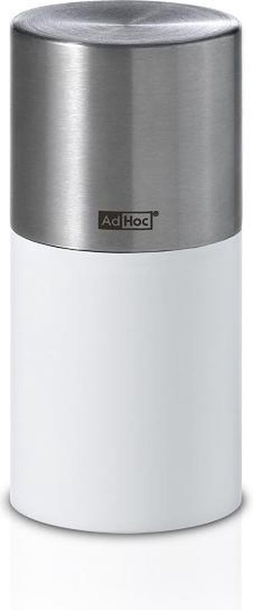 Peper- of Zoutmolen Goliath 10,5 cm, Wit - AdHoc